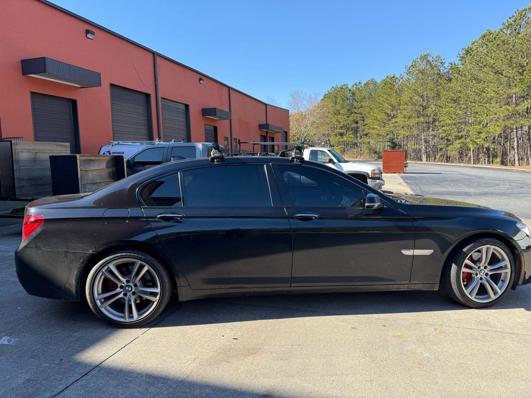 Paw BMW 7 Serisi Sedan (2007-2016) F01/F02 Ara Atkı Portbagaj Taşıyıcı Pro 3 Gri