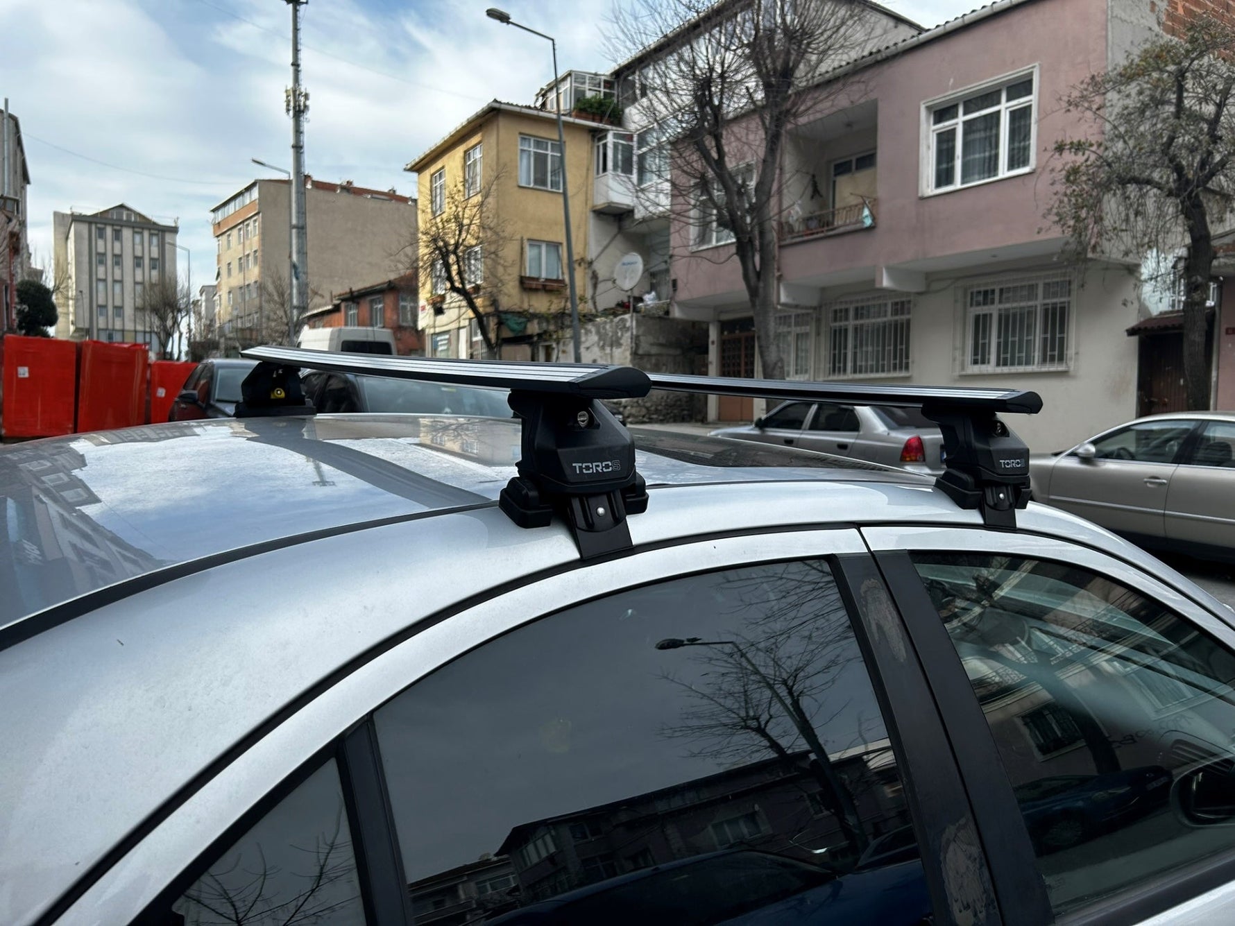 Mercedes C Sedan Series W203 Tavan Portbagaj Taşıyıcı Ara Atkısı Toros Pro 4 Siyah