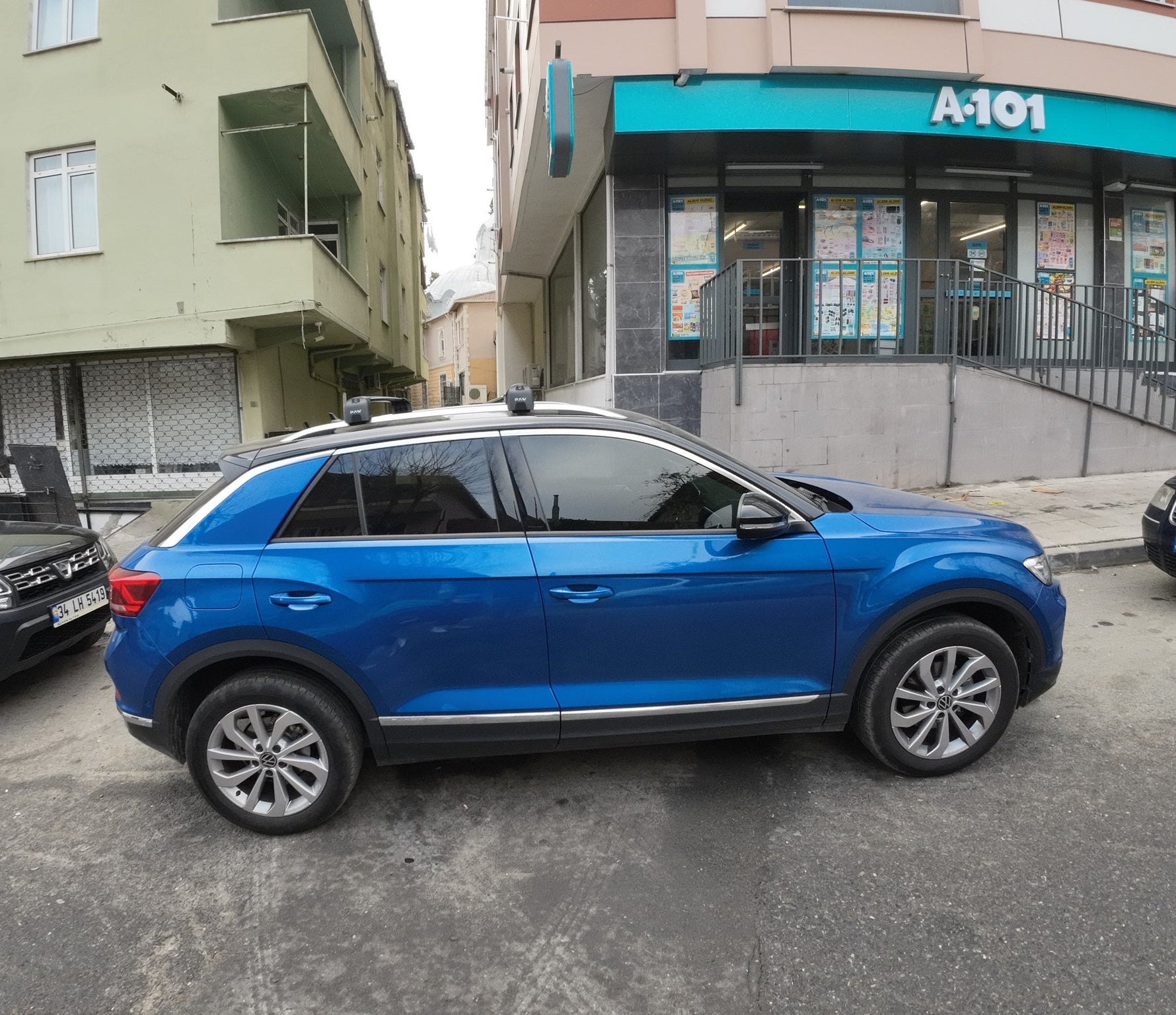 Volkswagen T-Roc 2017-2025 Portbagaj Taşıyıcı Ara Atkisi - Ara Çubuk Paw Pro 2 Siyah