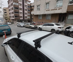 Volkswagen Polo 5D 2009-2014 Oluksuz Üst Tavan Portbagaj Taşıyıcı Ara Atkısı Toros Serisi Pro 4 Gri