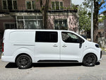 Citroen Jumpy Mk3 2016-2025 Uzun Şase Araç Üstü Alüminyum Tavan Yan Rayları Plus Serisi - Gri