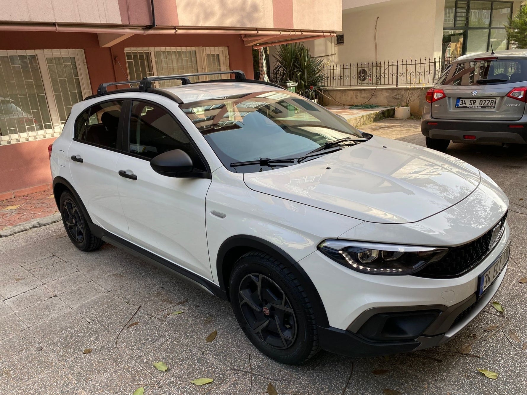 Fiat Egea Hatcback 2015-2025 Portbagaj Taşıyıcı Ara Atkisi - Ara Çubuk Paw Pro 2 Gri