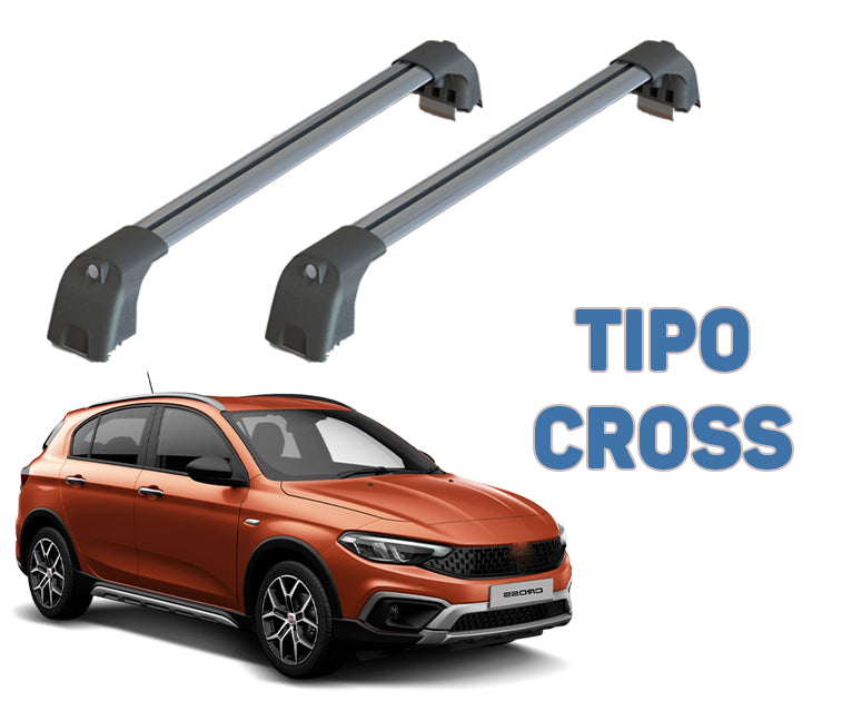 Fiat Egea Hatcback 2015-2025 Portbagaj Taşıyıcı Ara Atkisi - Ara Çubuk Paw Pro 2 Siyah