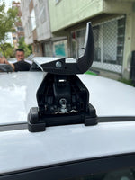 Land Rover Freelander (L359) 2006-2015 Roof Rack Tavan Taşıyıcı Ara Barlar Vidalı Montaj, Toros Fix Pro, 6 Alu Siyah