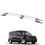 Ford Transit Connect Uzun Şase 2013-2024 Araç Üstü Alüminyum Tavan Yan Rayları Plus Serisi - Gri