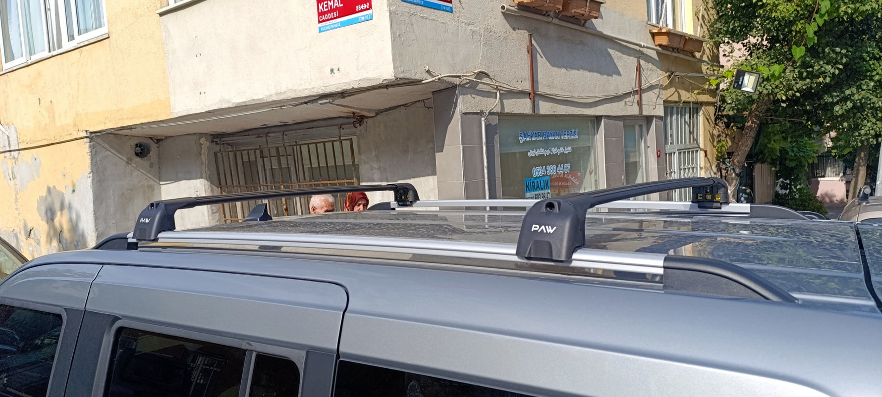 Ford Tourneo Courier 2022-2025 Portbagaj Taşıyıcı Ara Atkisi - Ara Çubuk Paw Pro 2 Siyah