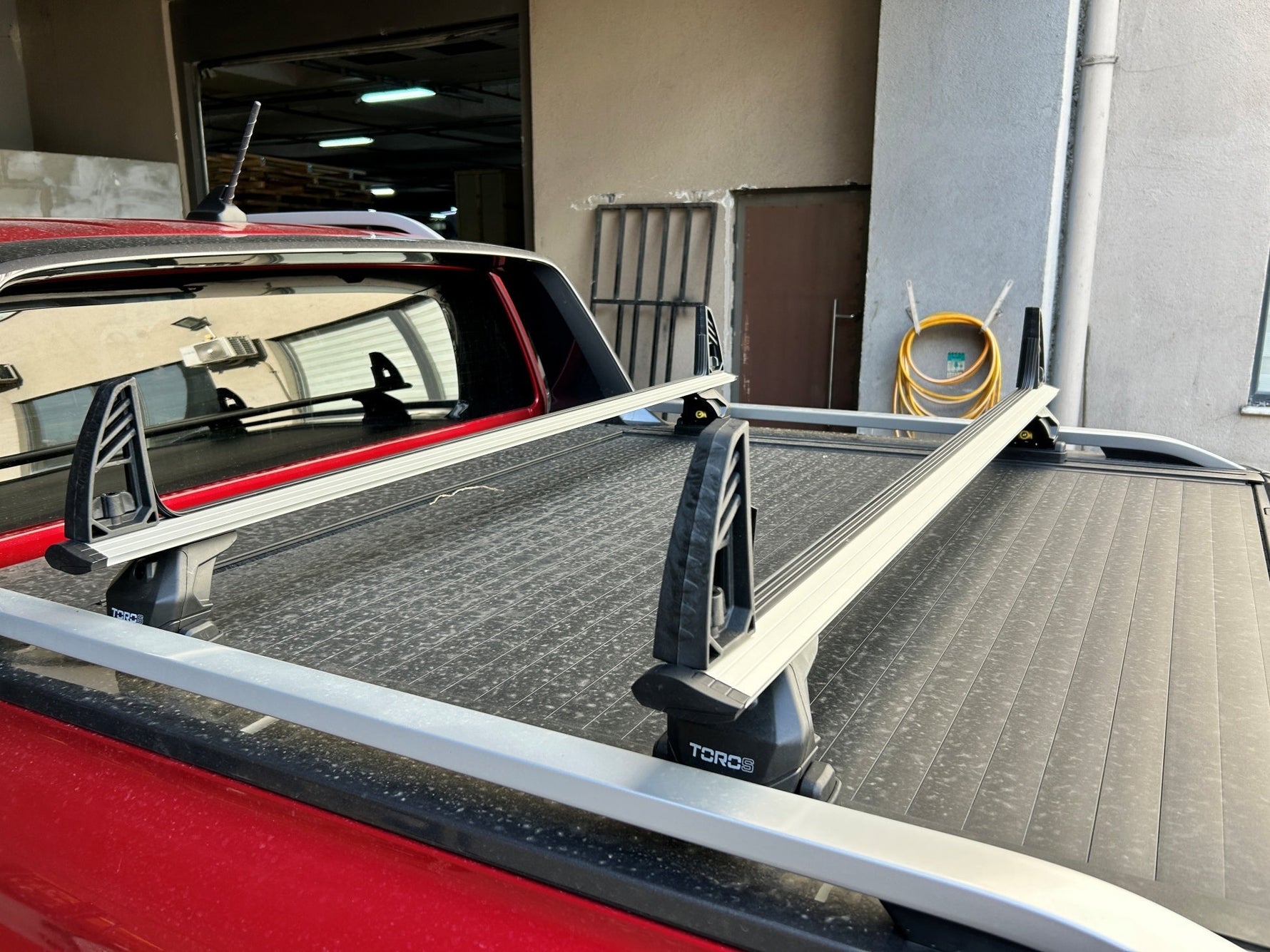 KGM Musso Grand Kasa Üstü Bed Rack Taşıyıcı Bar Gri | Kilitli Sistem | Vida Montajlı