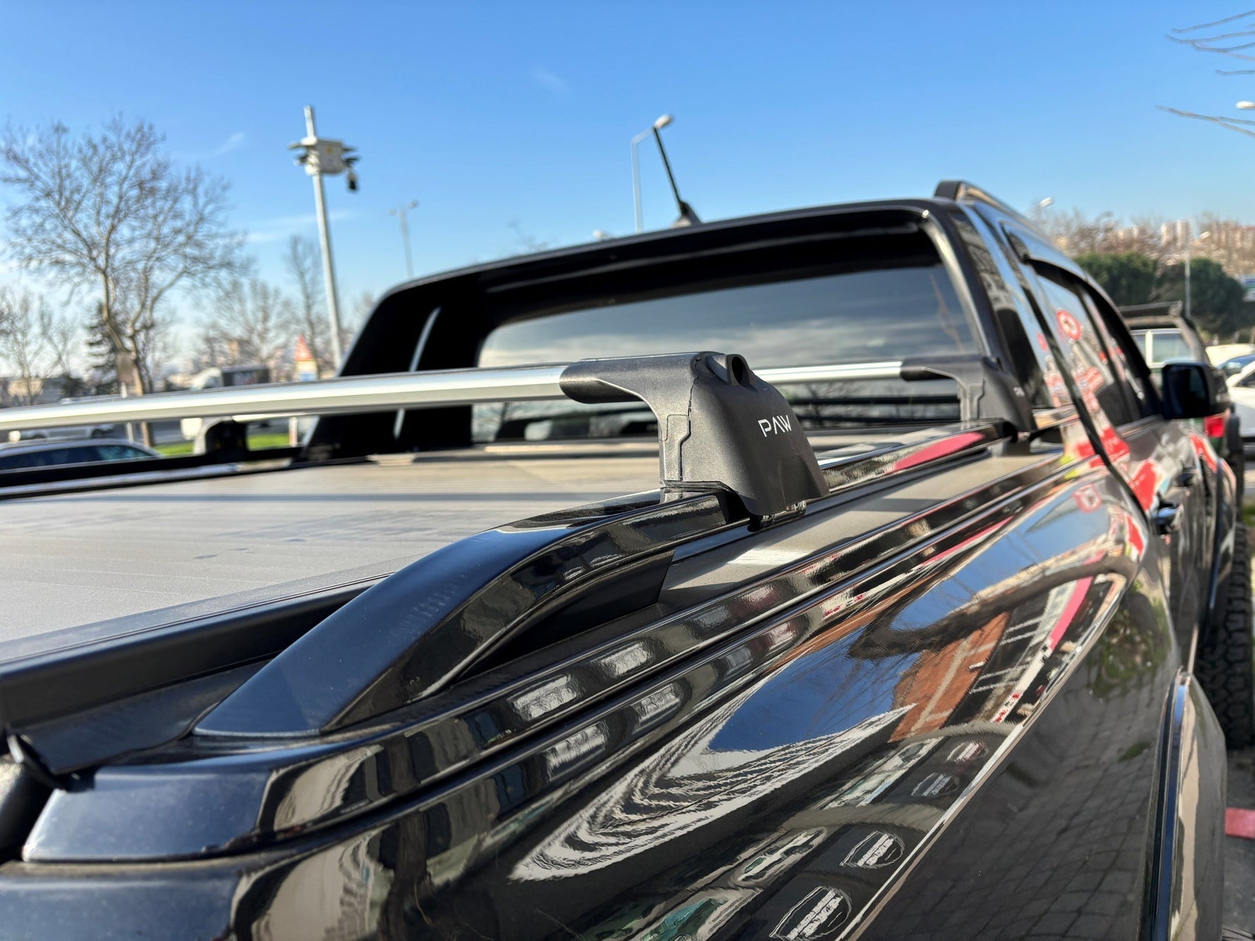 Ford Ranger Wildtrak (2023-2026) Kasa Üstü Bed Rack Taşıyıcı Bar Siyah | Kilitli Sistem Pro 2