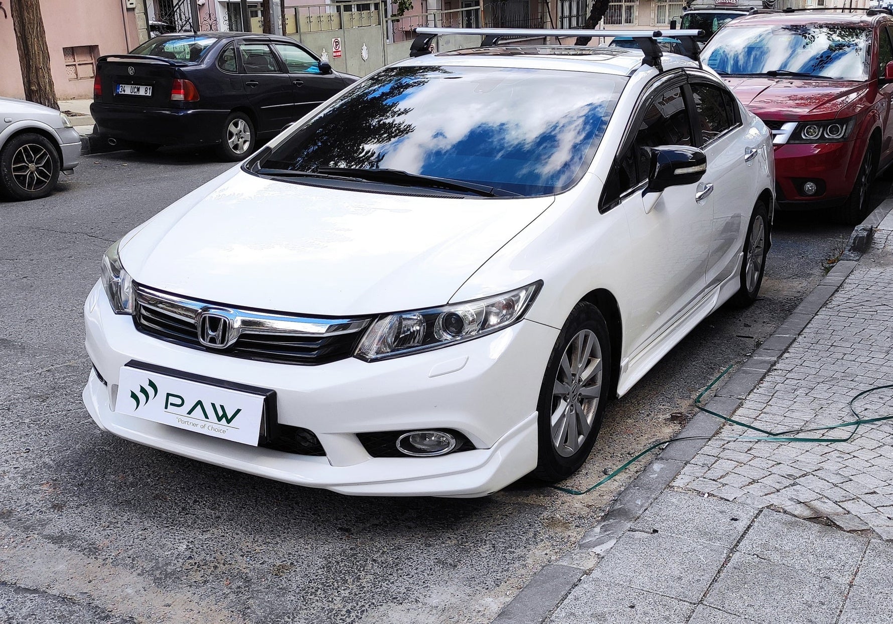 Honda Civic Sedan 2005-2011 Oluksuz Üst Tavan Portbagaj Taşıyıcı Ara Atkısı Toros Serisi Pro 4 Siyah