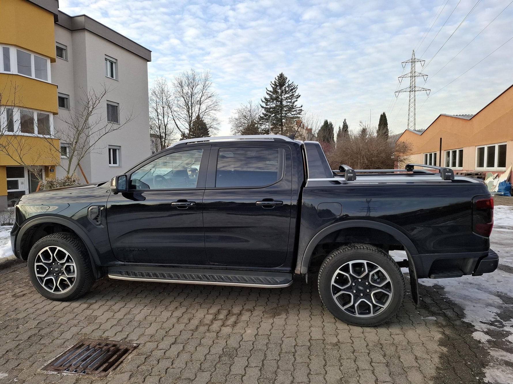 Ford Ranger Wildtrak (2023-2026) Kasa Üstü Bed Rack Taşıyıcı Bar Siyah | Kilitli Sistem Pro 2