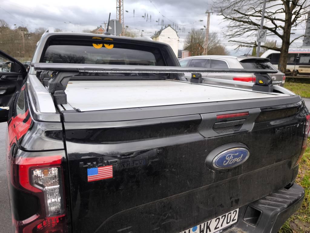 Ford Ranger Wildtrak (2023-2026) Kasa Üstü Bed Rack Taşıyıcı Bar Gri | Kilitli Sistem