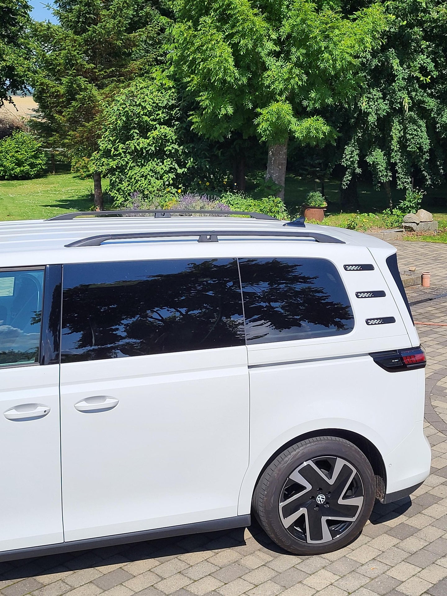 Volkswagen Id. Buzz Kısa Şase L1 Alüminyum Tavan Rayları, Plus Serisi - Siyah