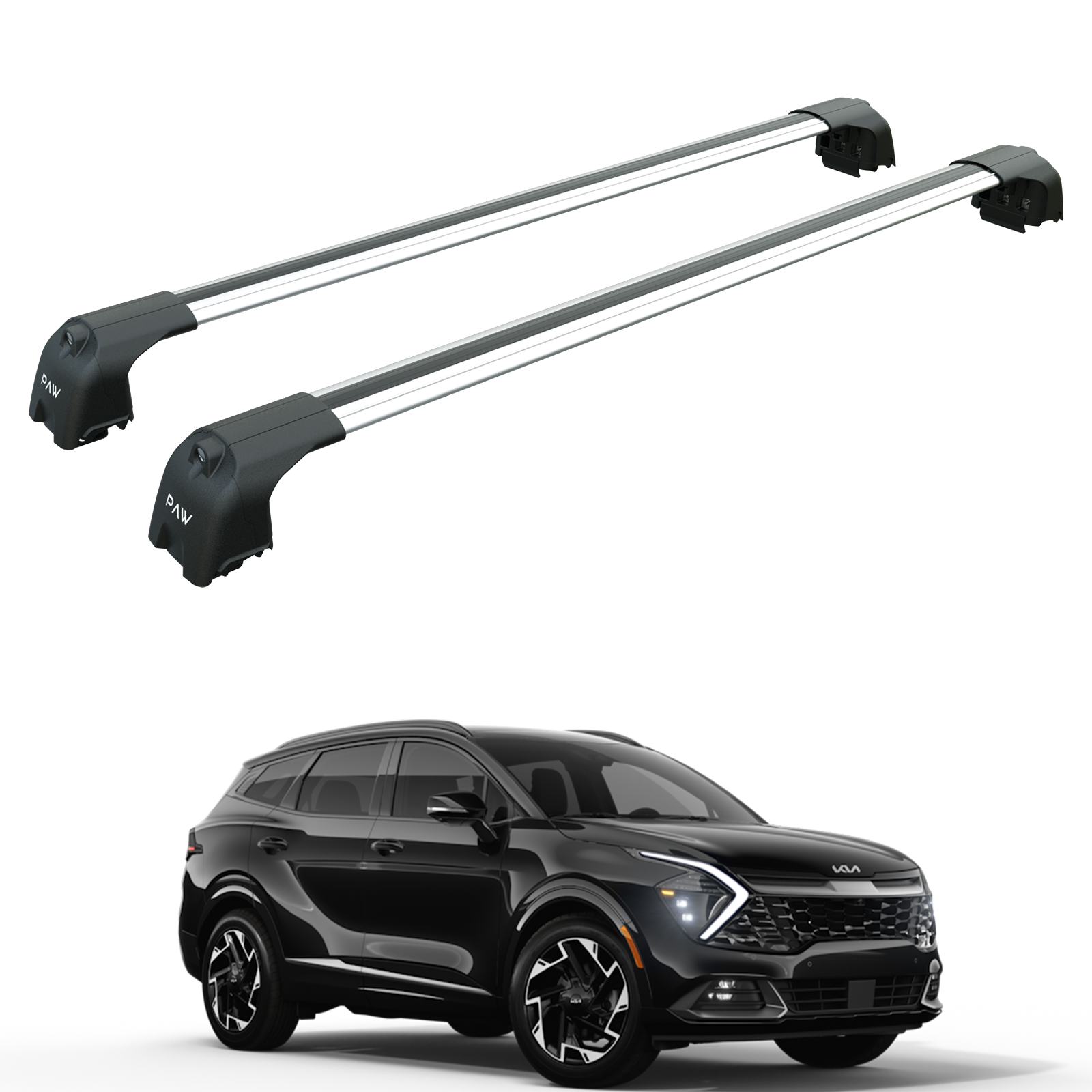 Kia Sportage 2022-2025 Portbagaj Taşıyıcı Ara Atkisi - Ara Çubuk Paw Pro 2 Gri