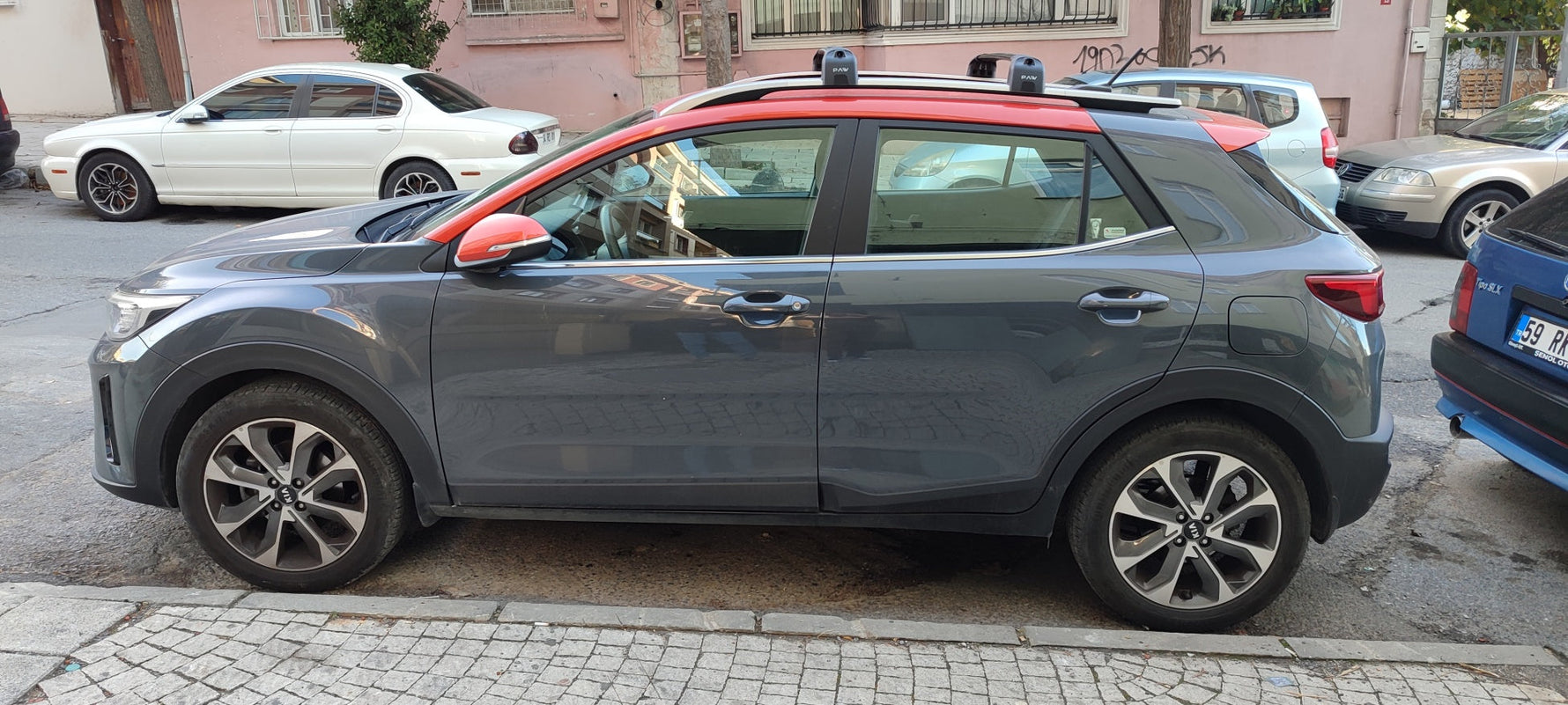Kia Stonic (2025-Sonrası) Portbagaj Taşıyıcı Ara Atkisi - Ara Bar Paw Pro 2, Gri