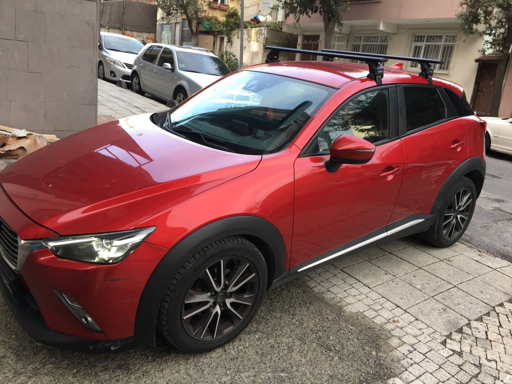 Mazda Cx 3 2016-2025 Oluksuz Üst Tavan Portbagaj Taşıyıcı Ara Atkısı Toros Serisi Pro 4 Siyah