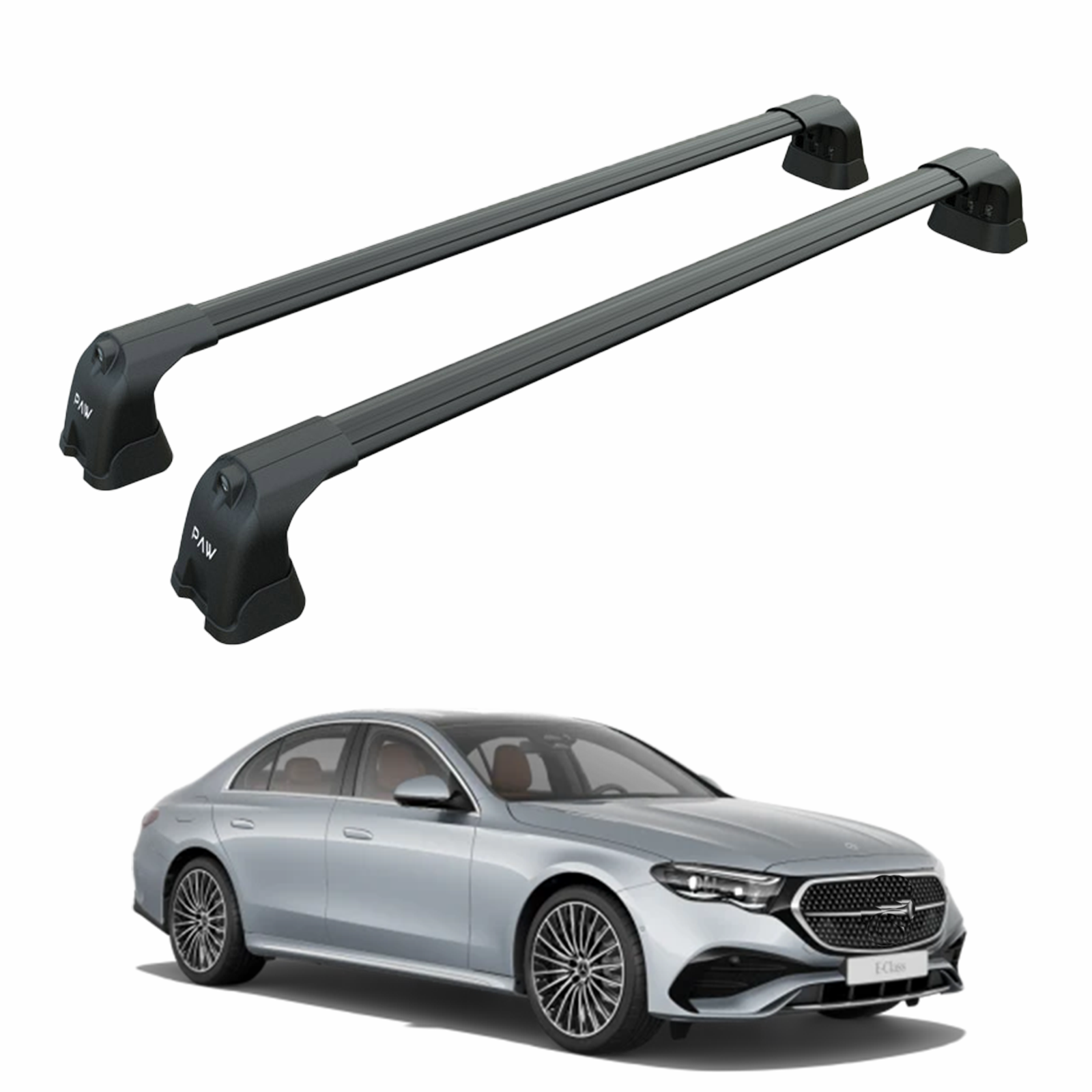 Mercedes E Sedan W214 2024-2025 Portbagaj Taşıyıcı Ara Atkı Aparatı Paw Pro 3 Siyah