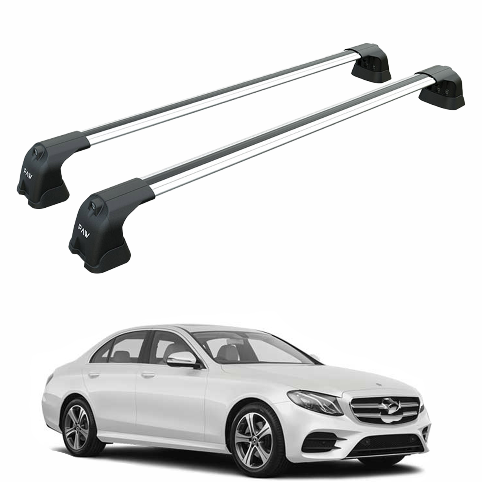 Mercedes E Sedan W213 2017-2023 Portbagaj Taşıyıcı Ara Atkı Aparatı Paw Pro 3 Gri