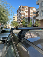 Nissan Qashqai J11 2013-2021 Oluksuz Üst Tavan Portbagaj Taşıyıcı Ara Atkısı Toros Serisi Pro 4 Siyah