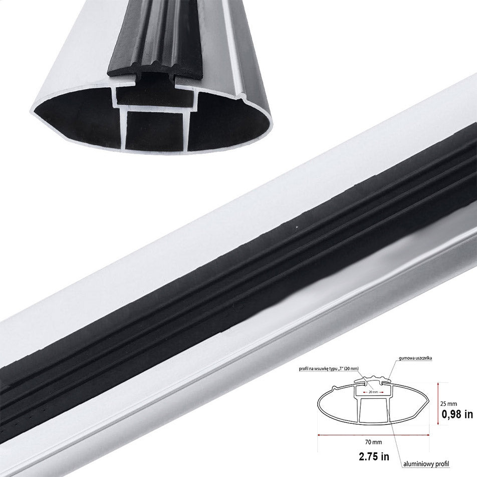 Paw Citroen C4 Picasso Uyumlu Ara Atkı Tavan Barı (2007-2013) Pro 3 Siyah