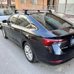 Skoda Octavia Sedan 2020-2025 Oluksuz Üst Tavan Portbagaj Taşıyıcı Ara Atkısı Toros Serisi Pro 4 Gri