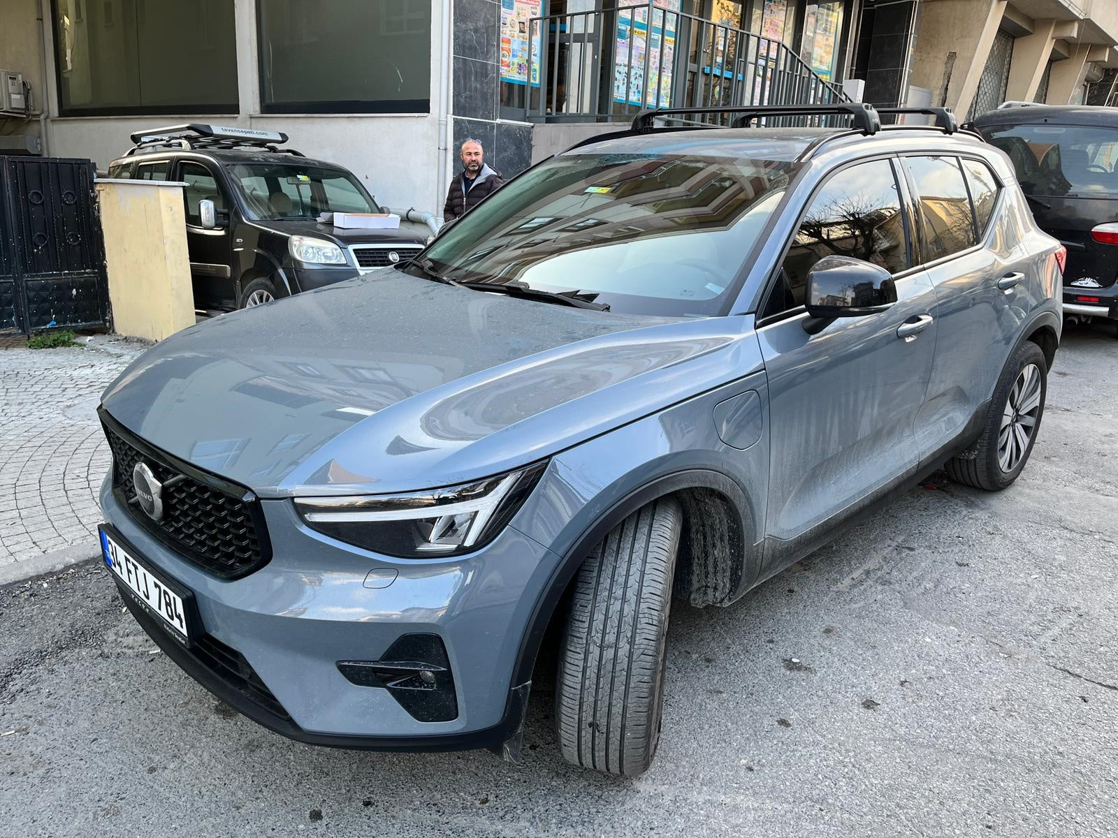 Volvo Xc40 2018-2025 Portbagaj Taşıyıcı Ara Atkisi - Ara Çubuk Paw Pro 2 Gri