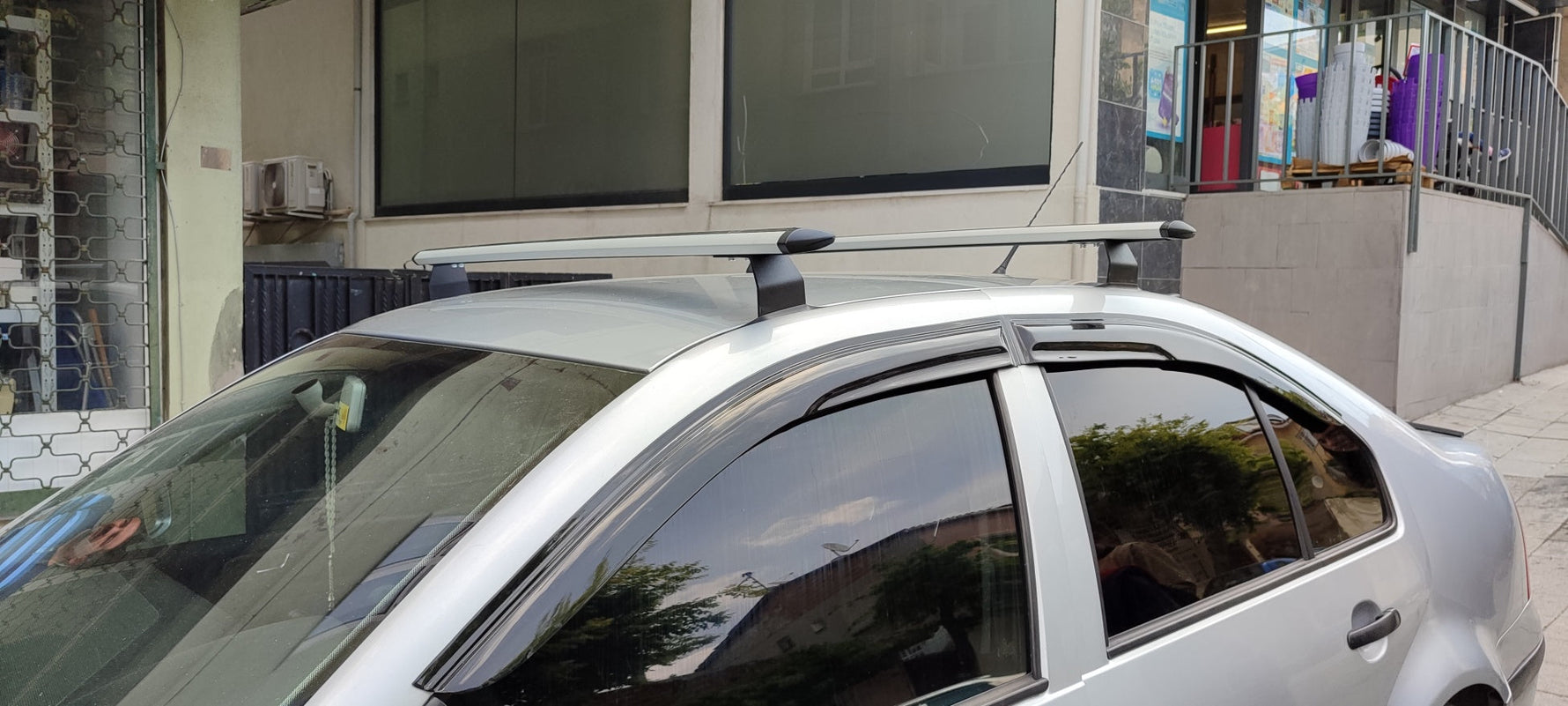 Volkswagen Bora 1998-2005 Ara Atkısı Tavan Taşıyıcı Bar Toros Fix Pro Gri