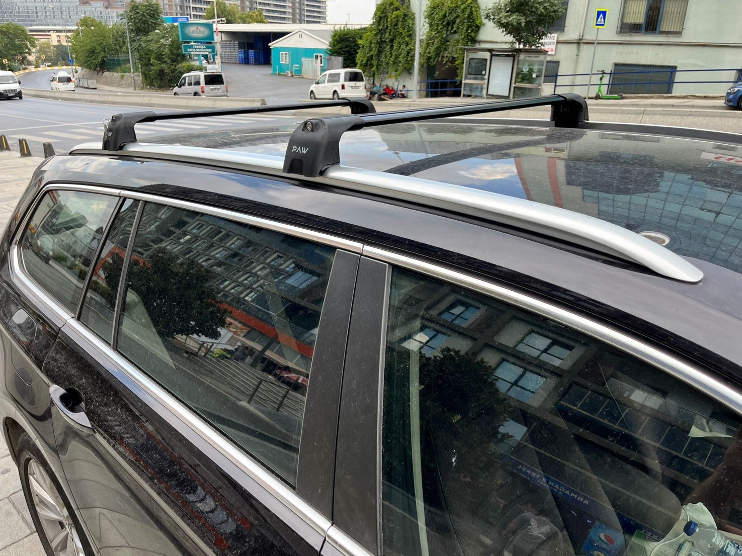 Volkswagen Passat Variant B8 2015-2023 Portbagaj Taşıyıcı Ara Atkisi - Ara Çubuk Paw Pro 2 Gri